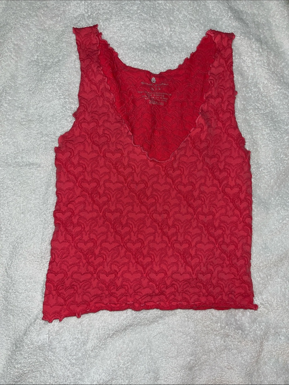 Spiritual Gangster- Amor Crop Tank- XS/S